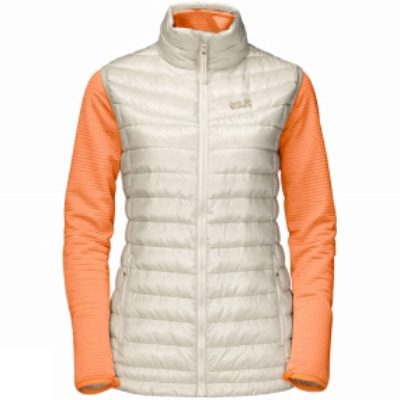 Jack Wolfskin Womens Tongari Vista 3-in-1 Jacket White Sand